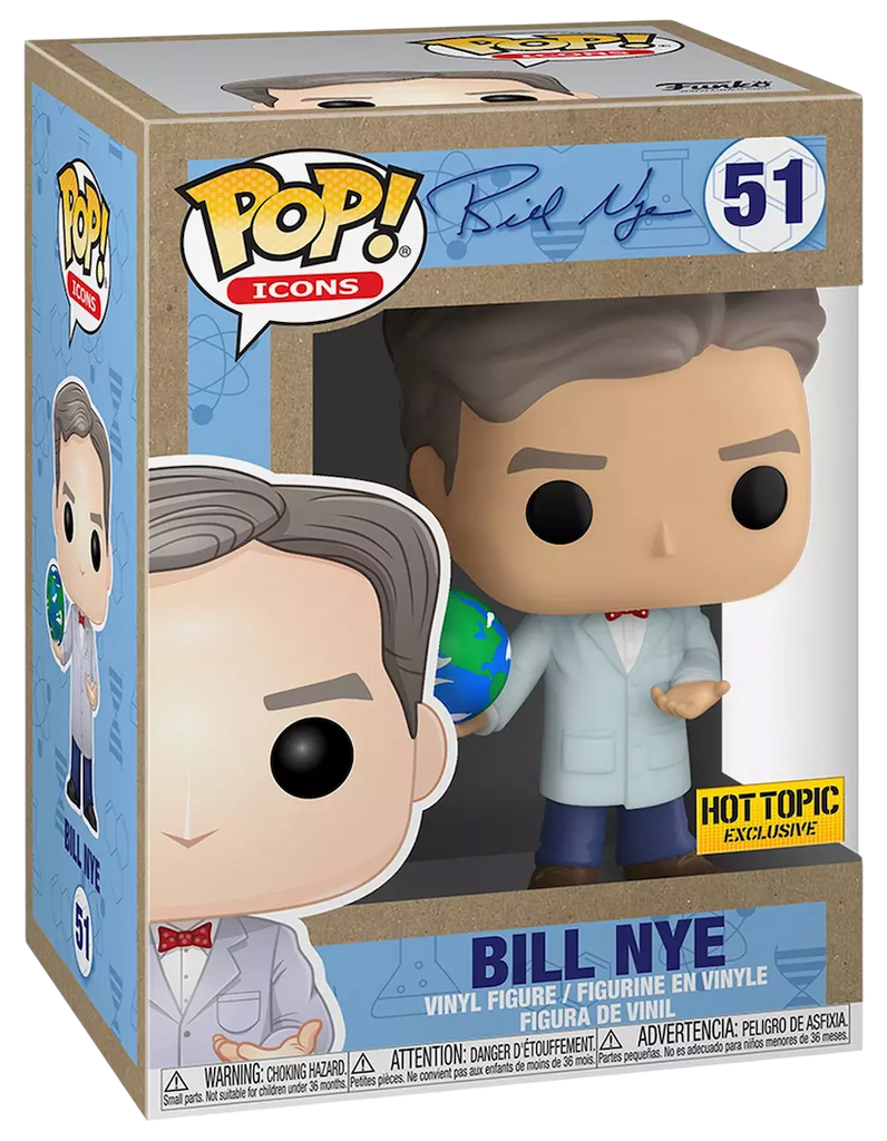 Funko Pop Icons Bill Nye (Exclusive) #51 