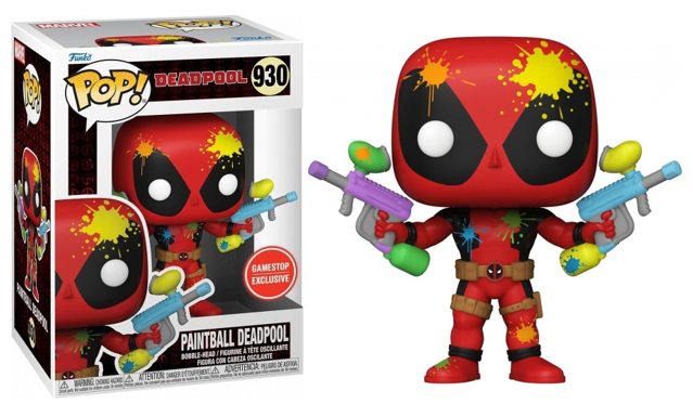 (Light Box Damage) Funko Pop! Deadpool Paintball Deadpool (Exclusive) #930 