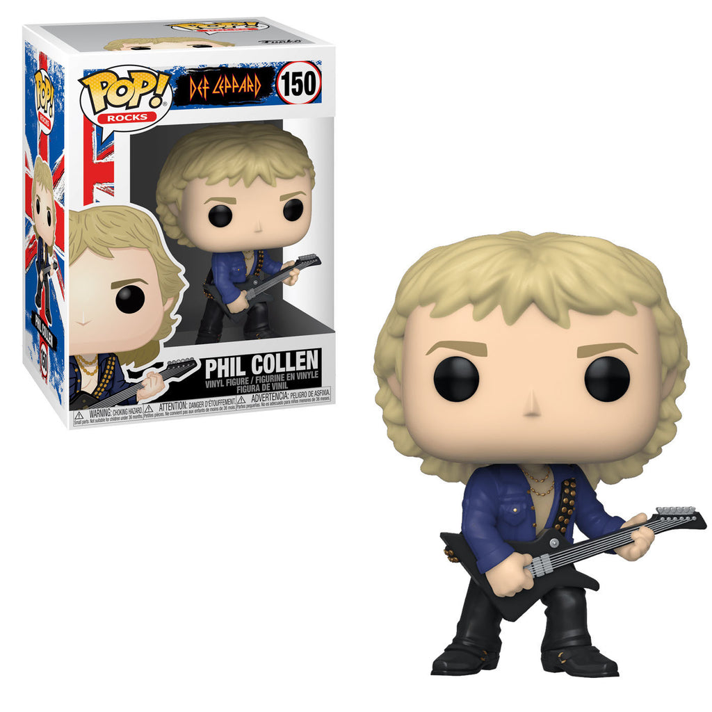 (Light Box Damage) Funko Pop! Rocks Def Leppard Phil Collen #150 