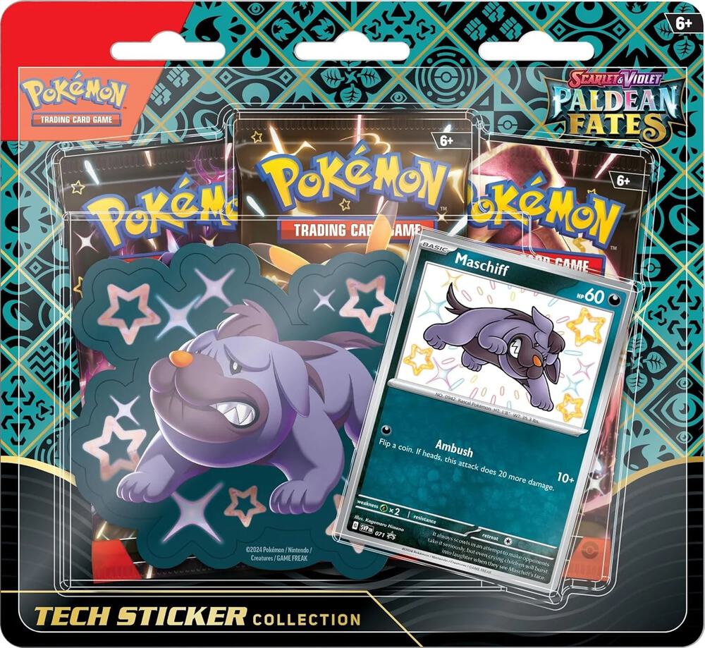 Pokemon TCG Paldean Fates Tech Sticker Collection [Maschiff]