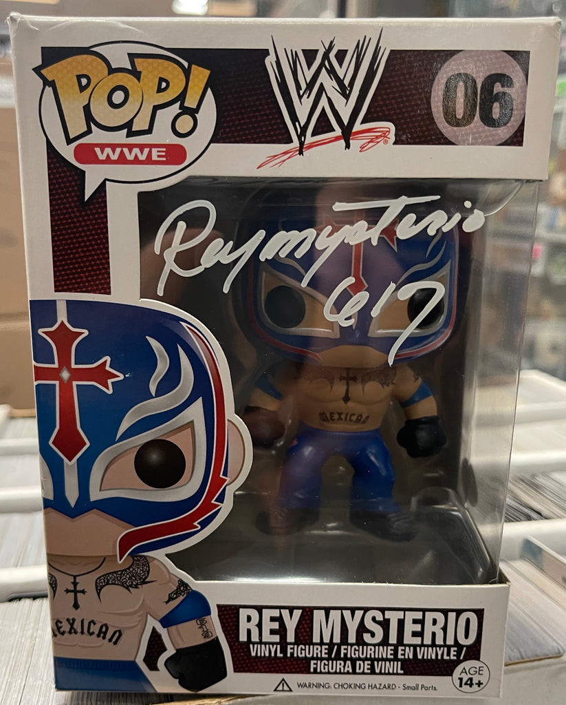 Funko Pop! WWE: Rey Mysterio Vinile 9,5 Cm – Edizione Con Protezione Da Collezione