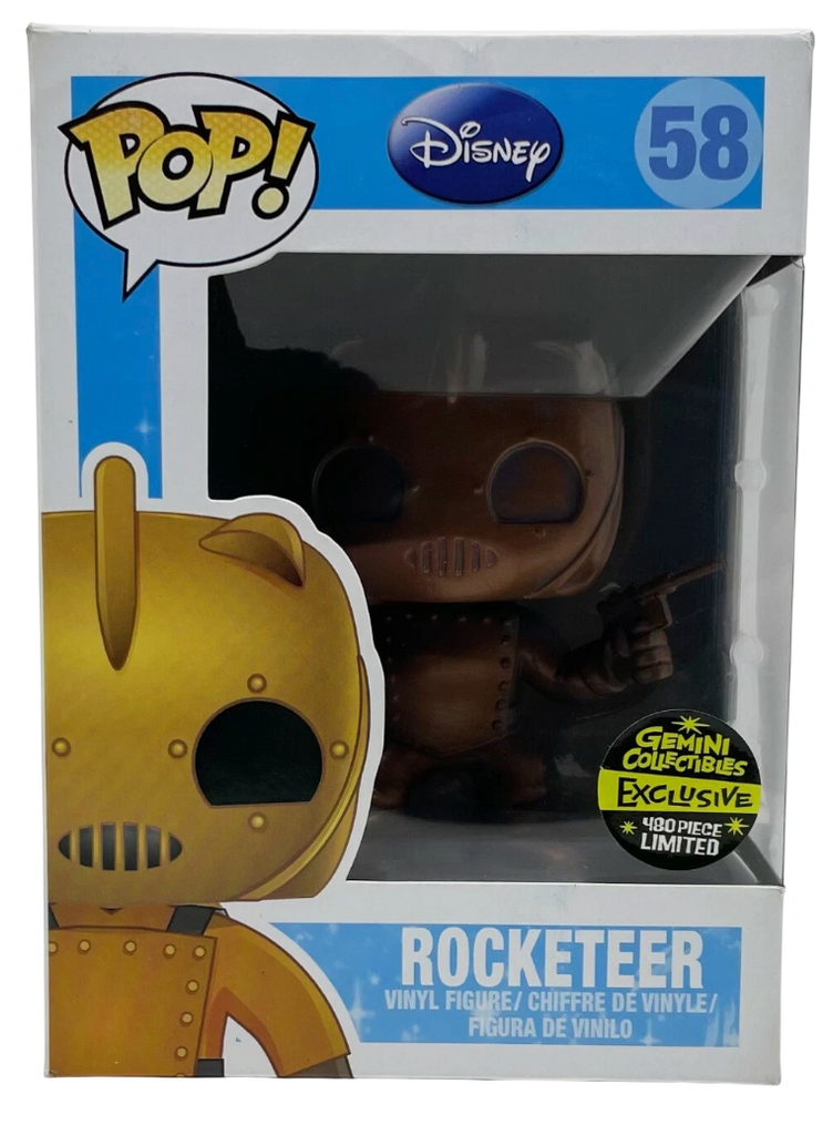 (Light Box Damage) Funko Pop Disney Rocketeer (Patina) Gemini Collectibles Exclusive 480pcs #58 