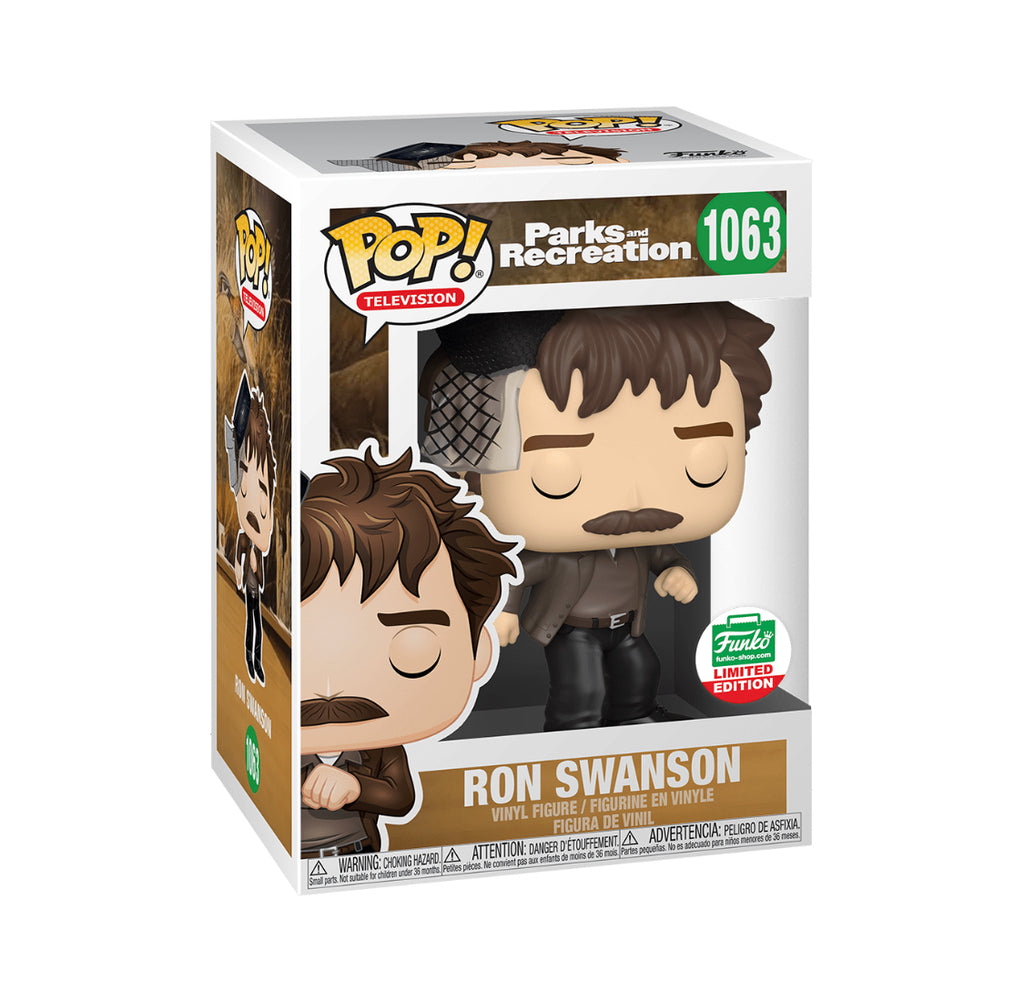 (Heavy Box Damage) Funko Pop! Parks and Recreation Ron Swanson (Exclusive) #1063 