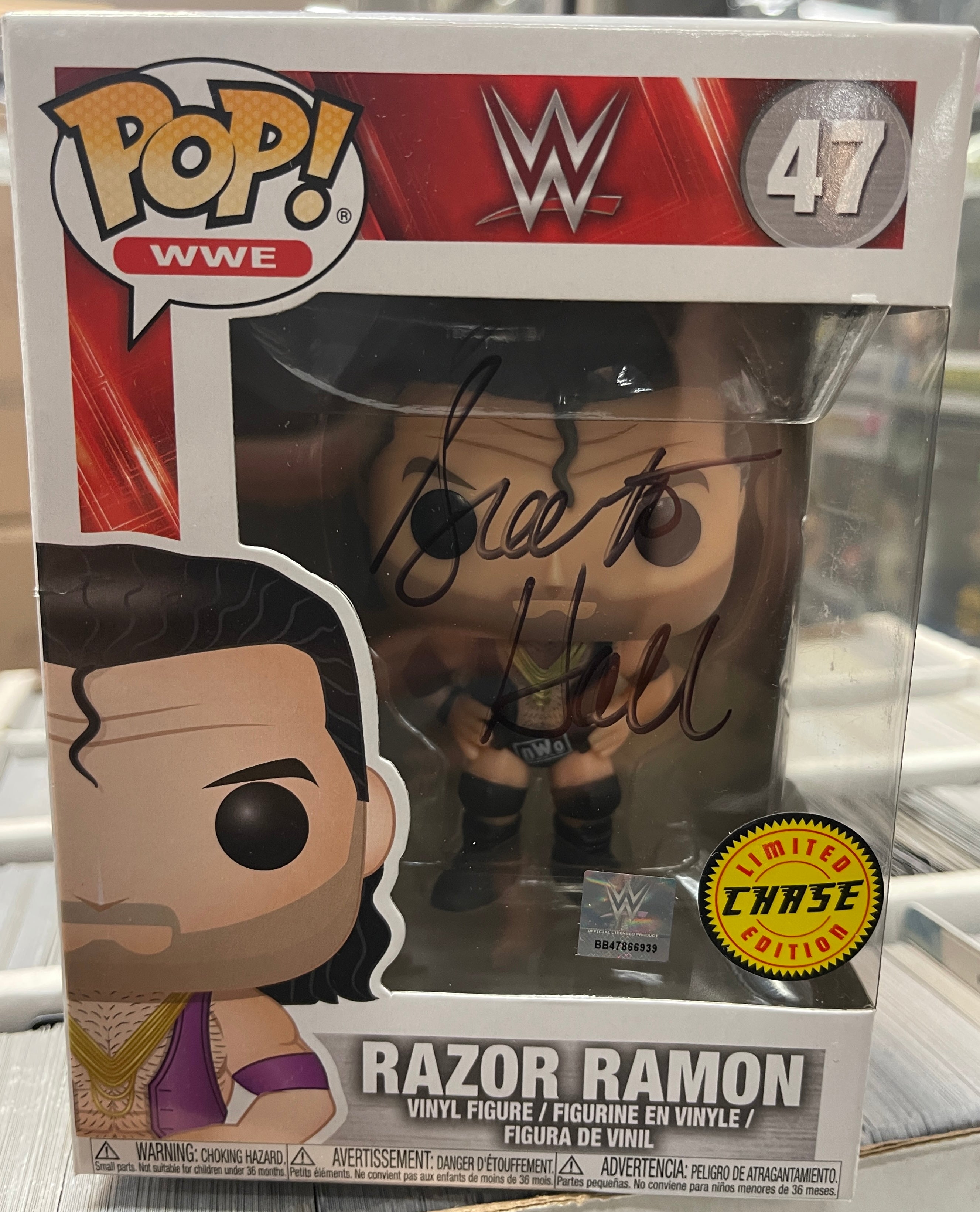 Scott Hall Signed Autographed Razor Ramon Scoot Hall NWO Chase Funko Undiscovered Realm