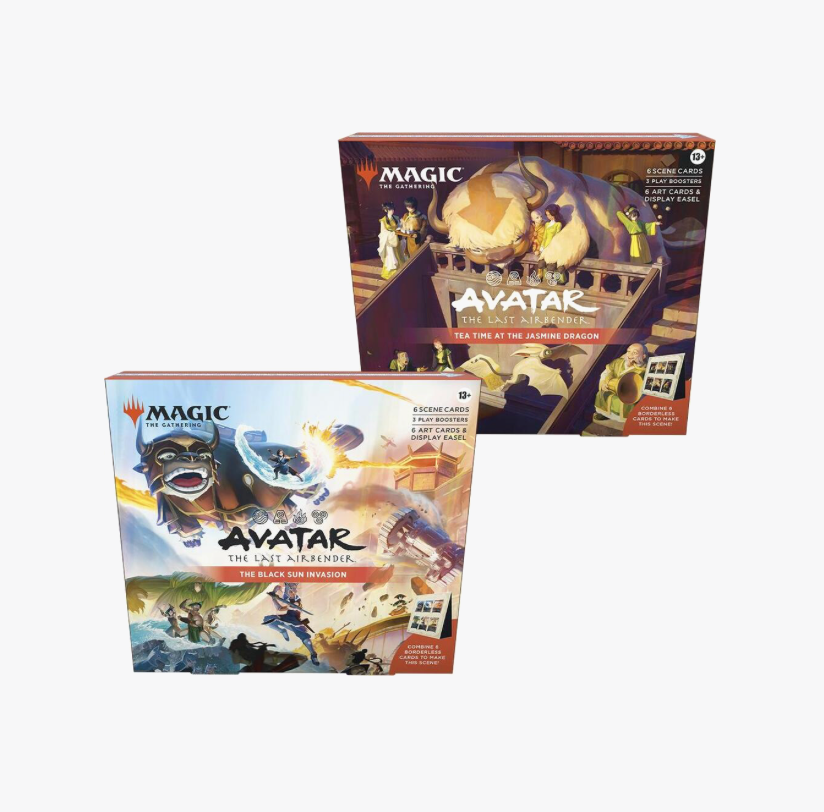 Magic the Gathering Avatar The Last Airbender Scene Box (Set of Two) Black Sun Invasion & Tea Time at the Jasmine Dragon