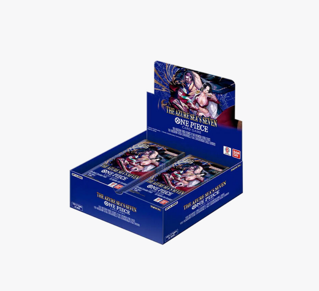One Piece TCG (OP-14) The Azure Sea's Seven English Booster Box (24 Packs) One Piece TCG (OP-14) The Azure Sea's Seven English Booster Box (24 Packs)