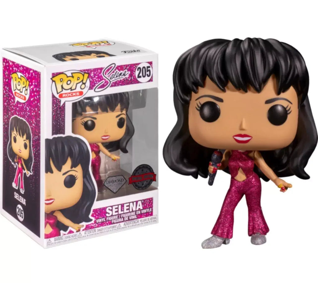 (Hard Box Damage) Funko Pop! Selena Diamond Collection (Special Edition Sticker) #205 