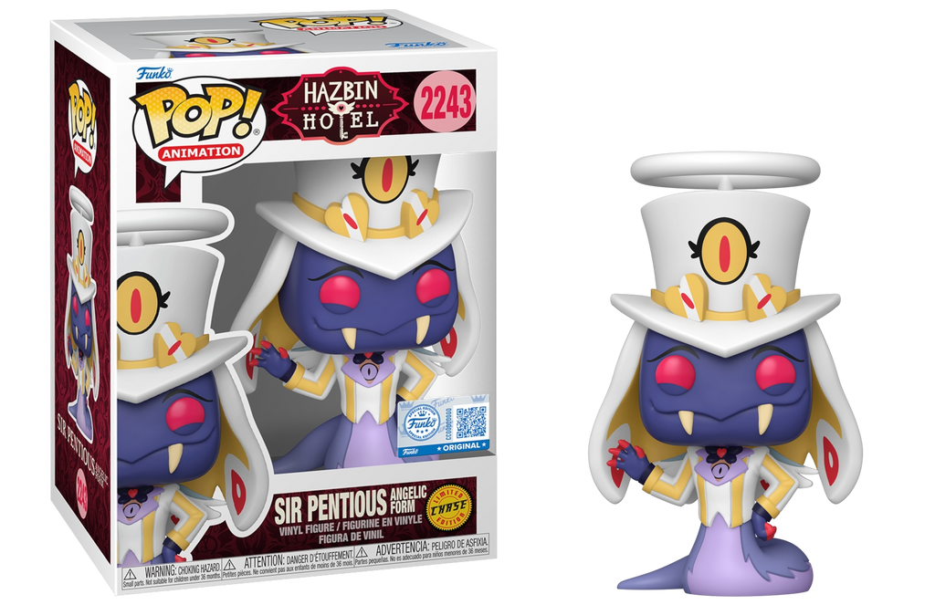 (Box Damage) Funko Pop! Hazbin Hotel Sir Pentious (Angelic Form) Chase #2243 