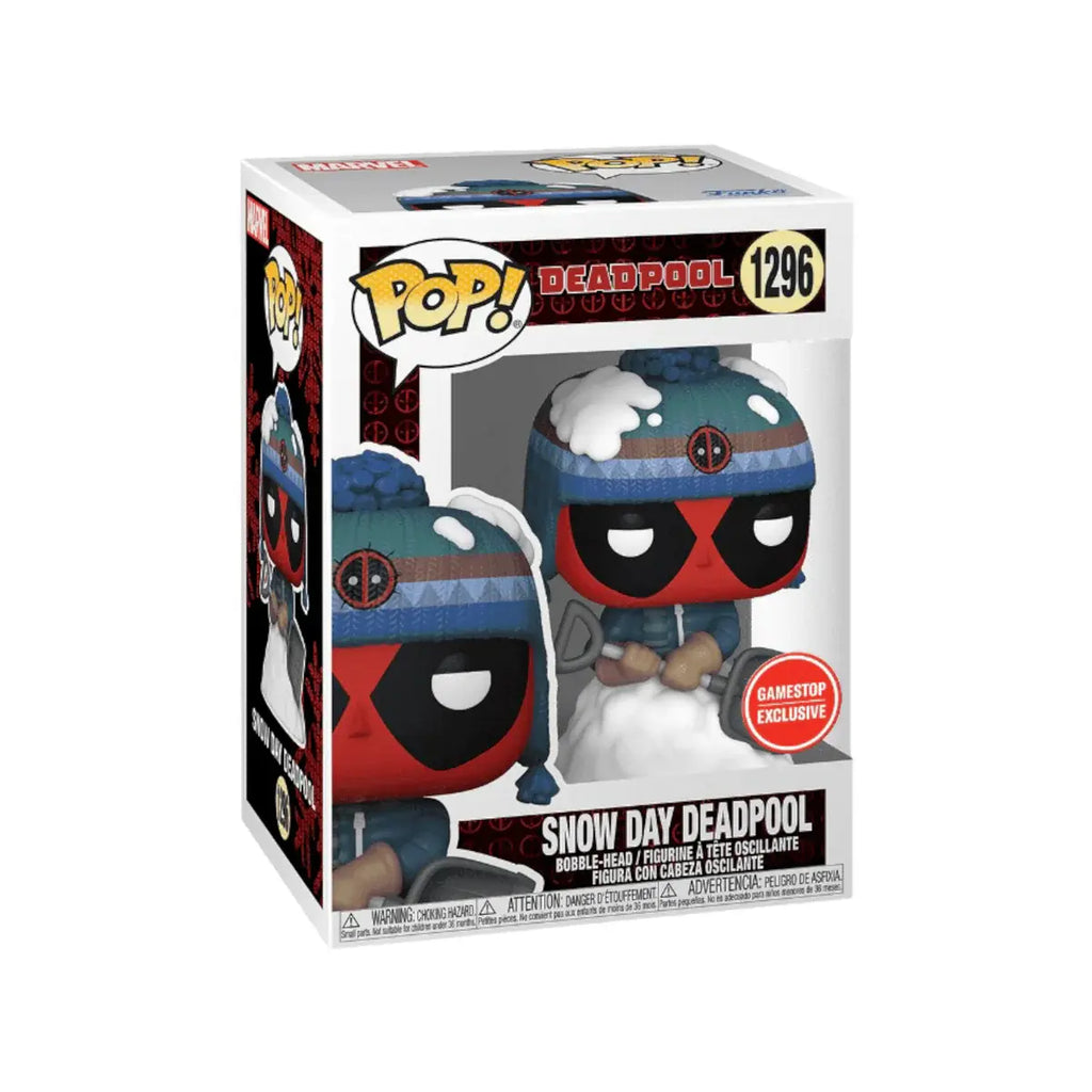 (Box Damage) Funko Pop! Deadpool Snow Day Deadpool #1296 