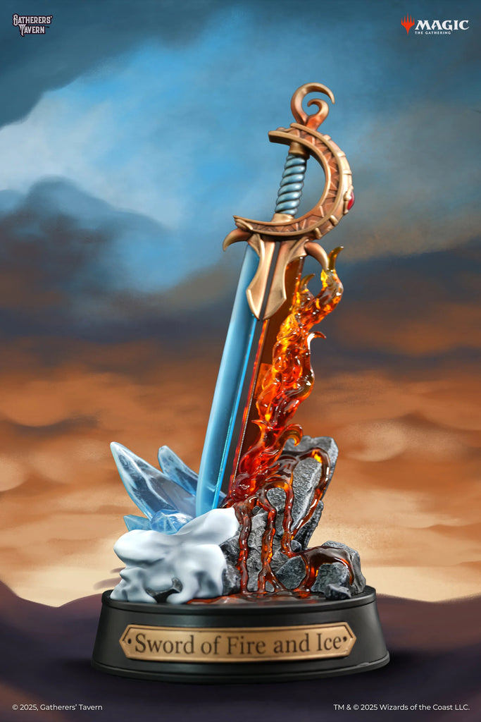 Wizards of the Coast: Gatherer's Tower Sword of Fire and Ice Light-up Figurine