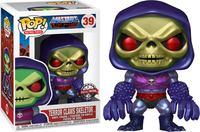 (Box Damage) Funko Pop! Masters Of The Universe Terror Claws Skeletor (Special Edition Sticker Exclusive) #39 