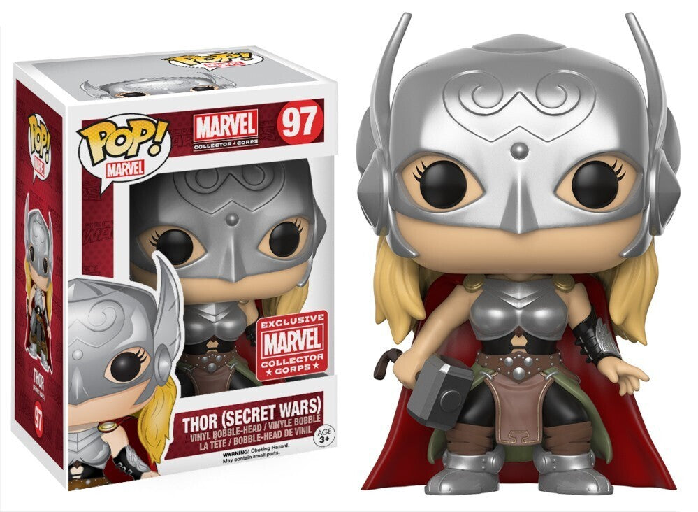 (Box Damage) Funko Pop! Marvel Collector Corps Thor (Secret Wars) #97 