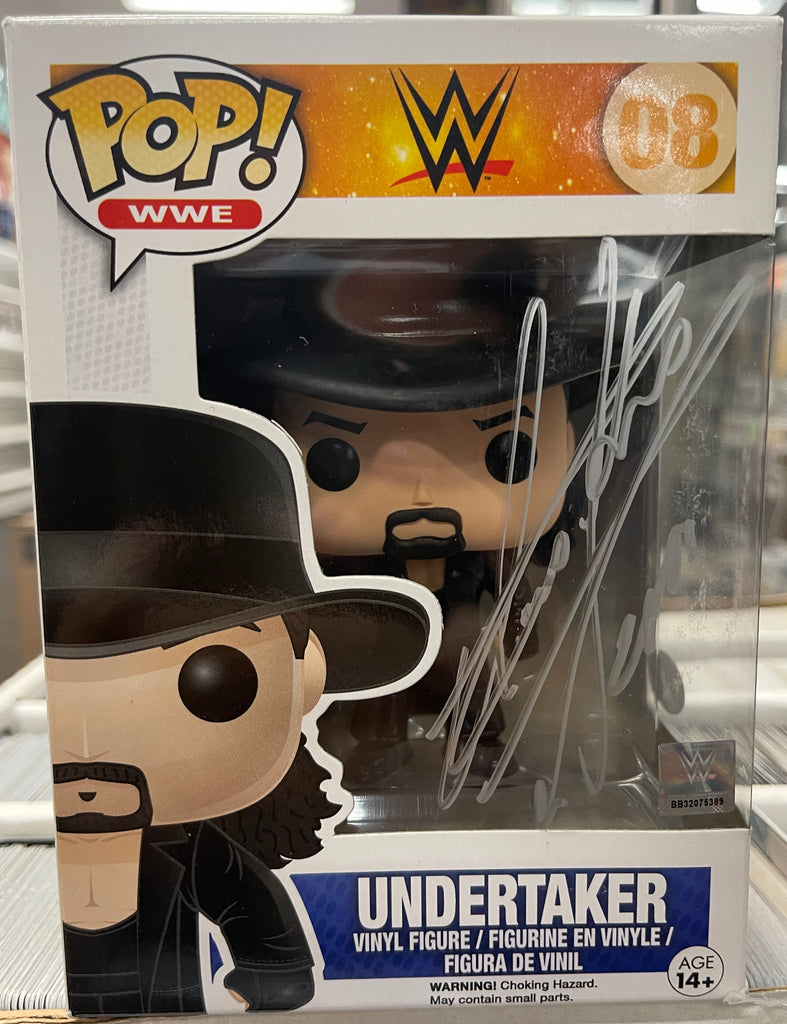 Undertaker Signed Autographed Undertaker Funko Pop! #08 (JSA Certified)