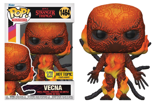 (Box Damage) Funko Pop! Stranger Things Venca (GITD) (Exclusive) #1464 