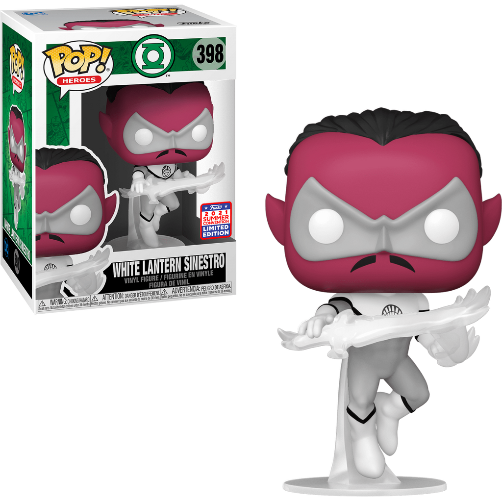 Funko Pop! DC White Lantern Sinestro Summer Convention Exclusive #398