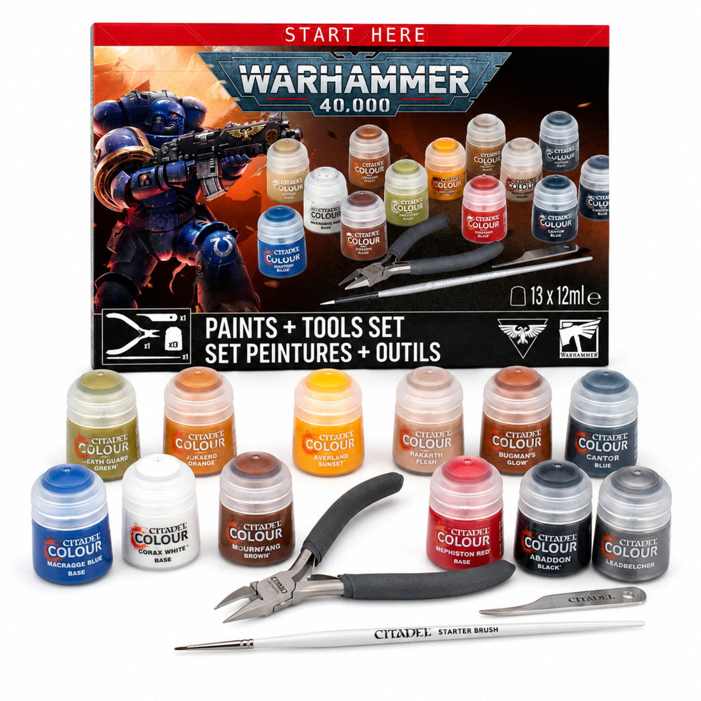 Warhammer 40,000: Paints + Tools Set
