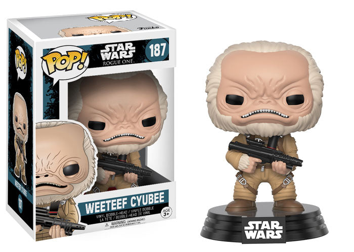 Funko Pop! Star Wars Rogue One Weeteef Cyubee #187