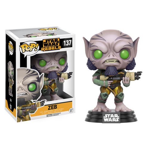 (Box Damage) Funko Pop! Star Wars Rebels Zeb #137 