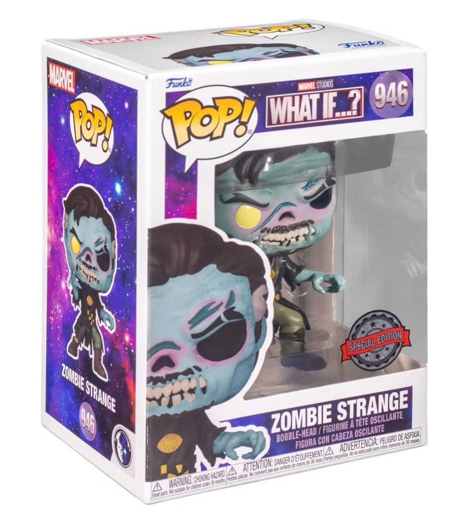 (Box Damage) Funko Pop! What If...? Zombie Strange (Special Edition Sticker Exclusive) #946 