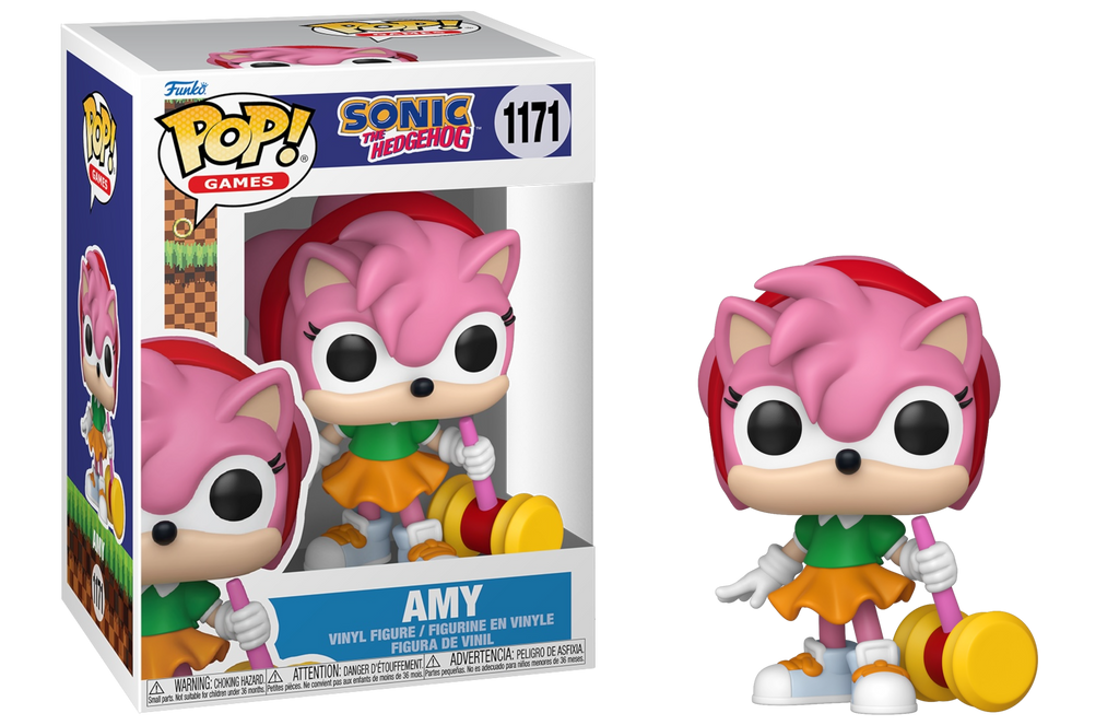 Funko Pop! Sonic the Hedgehog Amy Rose with Hammer #1171