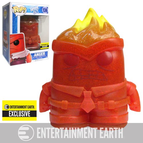 Funko Pop! Inside Out Anger (Flaming/ Crystal) Exclusive #136