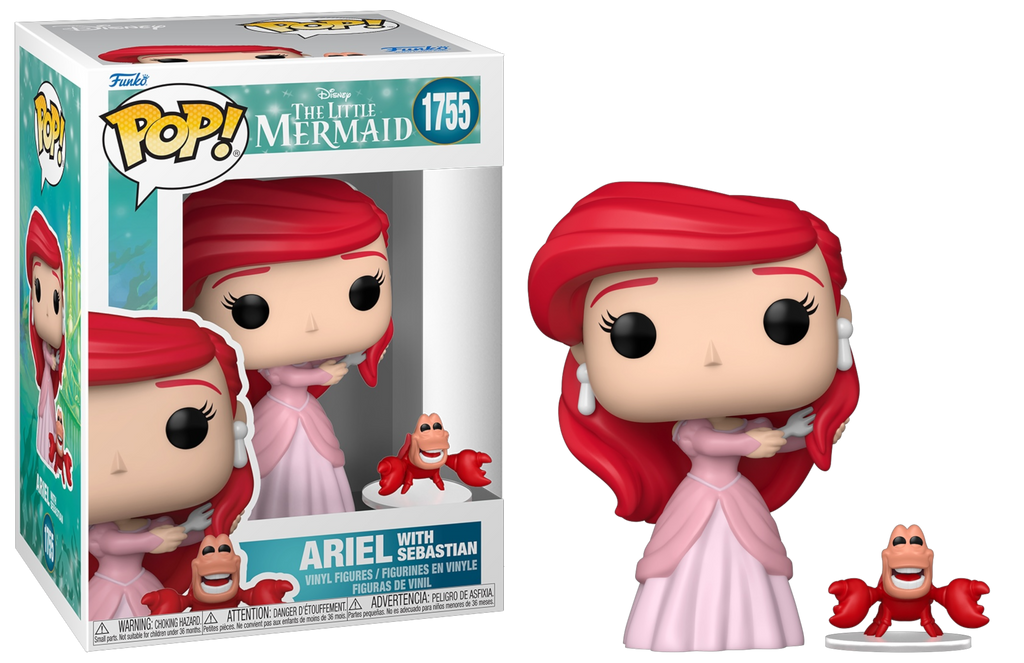 Funko Pop! The Little Mermaid Ariel with Sebastian #1755