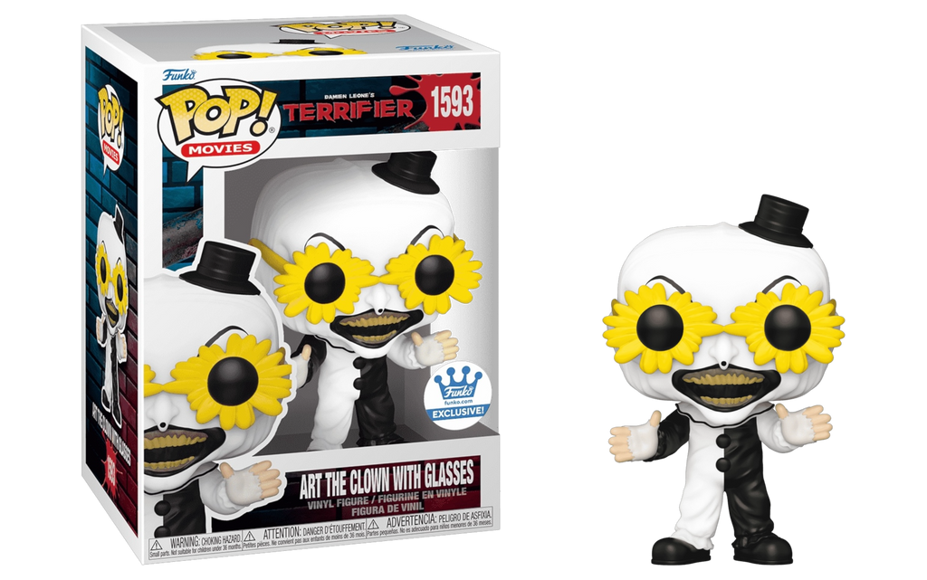 Funko Pop! Terrifier Art the Clown with Glasses Exclusive #1593