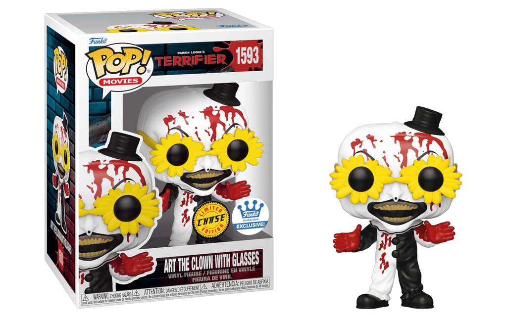 Funko Pop! Terrifier Art the Clown with Glasses Bloody Chase Exclusive #1593