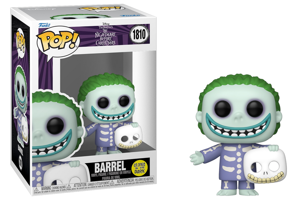 Funko Pop! The Nightmare Before Christmas Barrel Glow Exclusive #1810