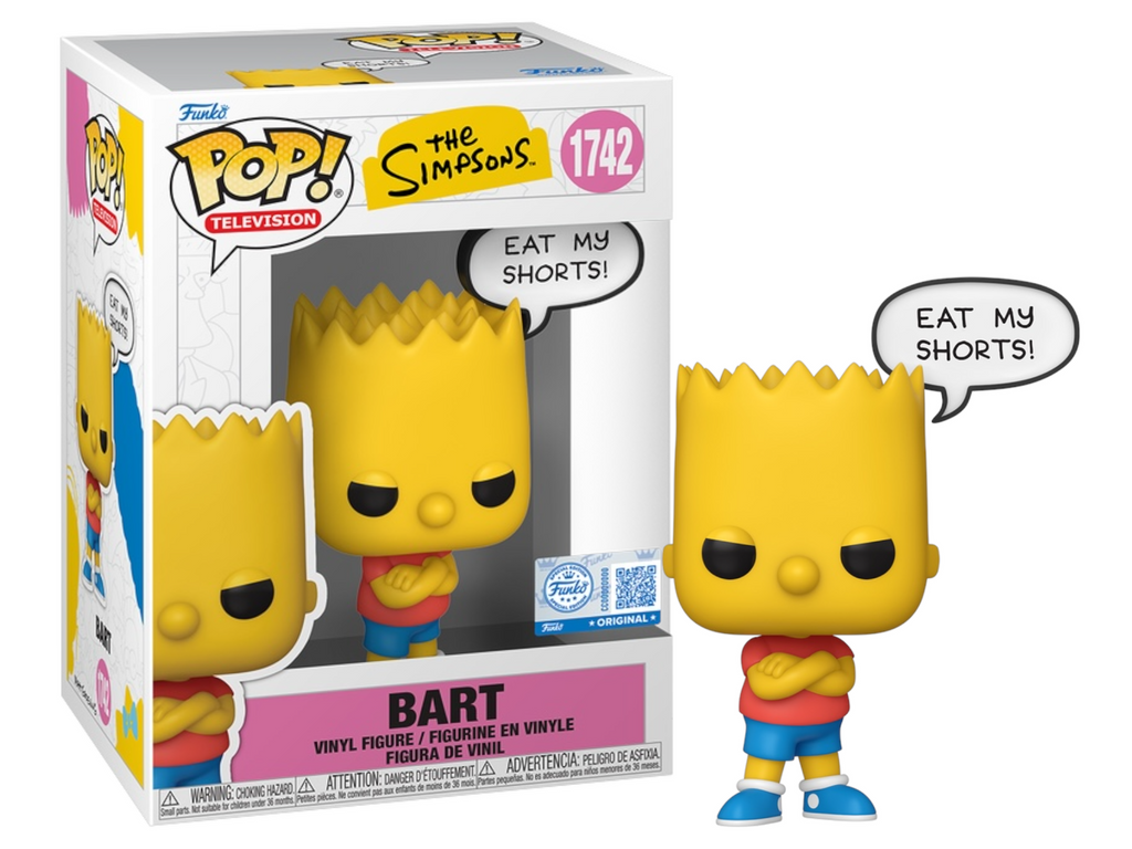 Funko Pop! The Simpsons Bart Simpson with Speech Bubble Exclusive #1742