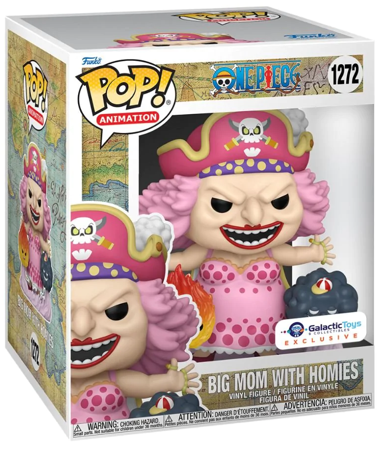 Funko Pop! One Piece Big Mom with Homies Exclusive 6 Inch #1272