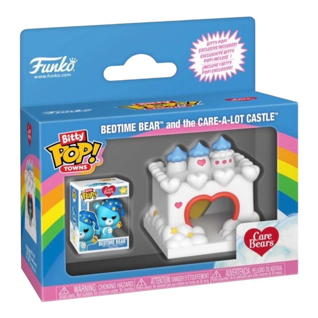 Funko Bitty Pop! Towns Care Bears Bedtime Bear and the Care-A-Lot-Castle