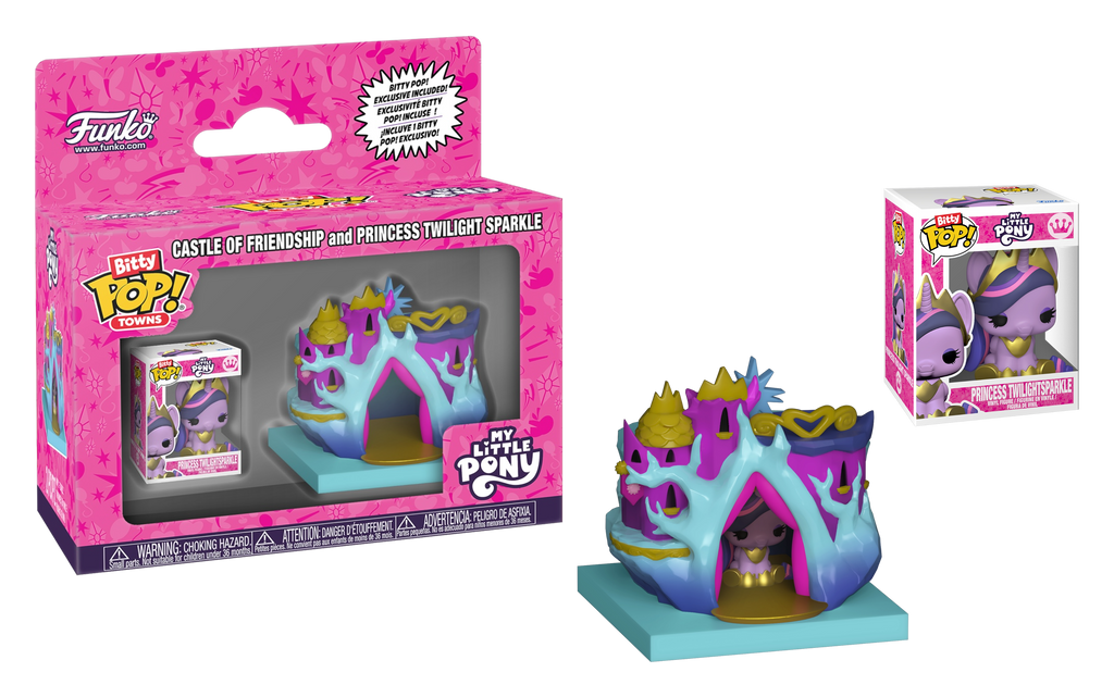 Funko Bitty Pop! Towns My Little Pony Castle of Friendship and Princess Twilight Sparkle