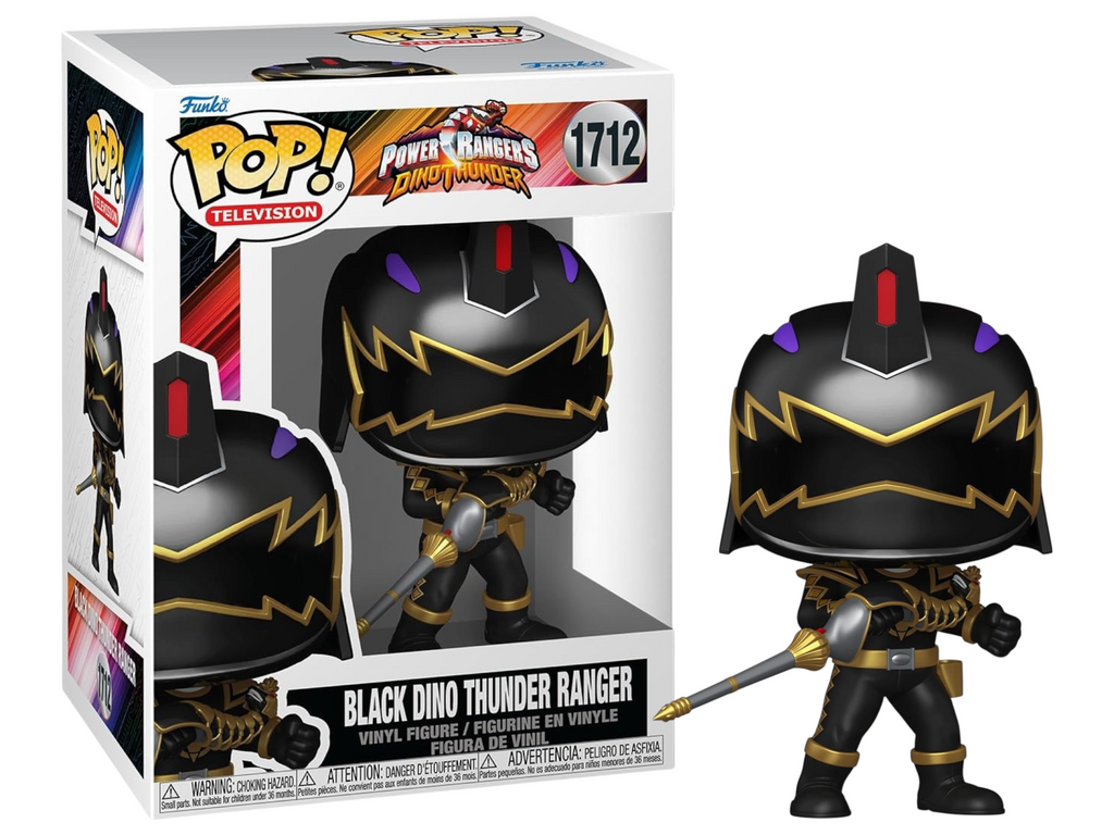 Funko Pop! Power Ranger Dino Thunder Black Dino Thunder Ranger #1712