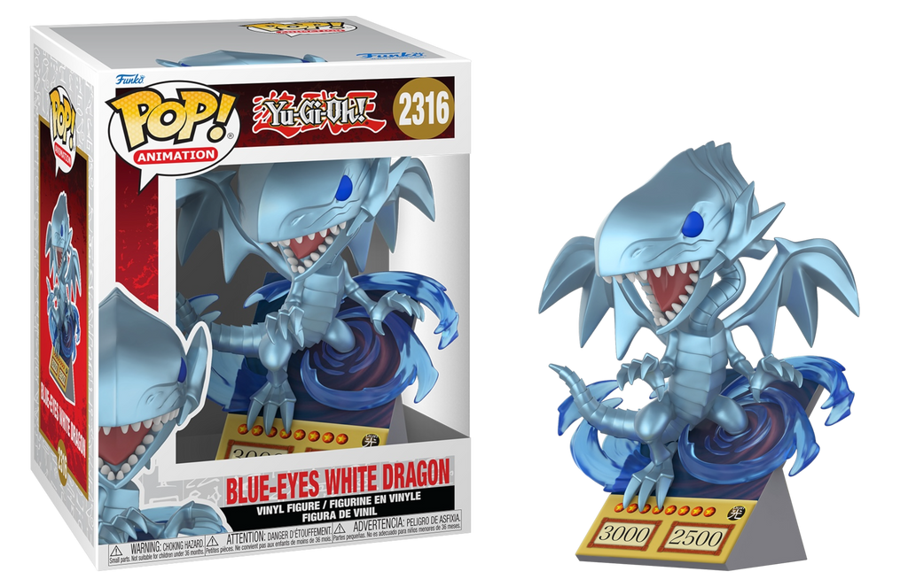 Funko Pop! Premium Yu-Gi-Oh! Blue Eyes White Dragon Card #2316