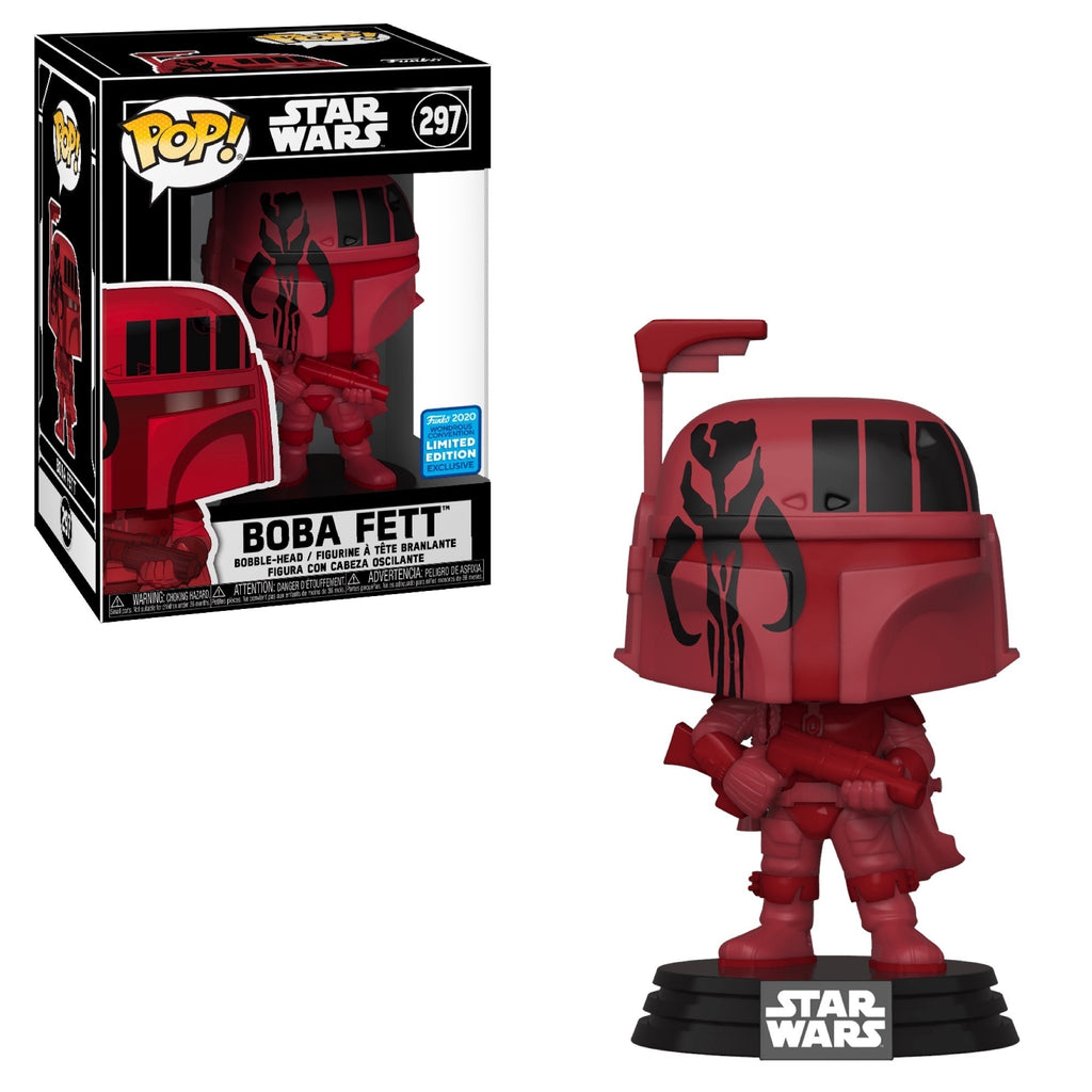 Funko Pop! Star Wars Boba Fett (Futura Red) Wondrous Convention Exclusive #297