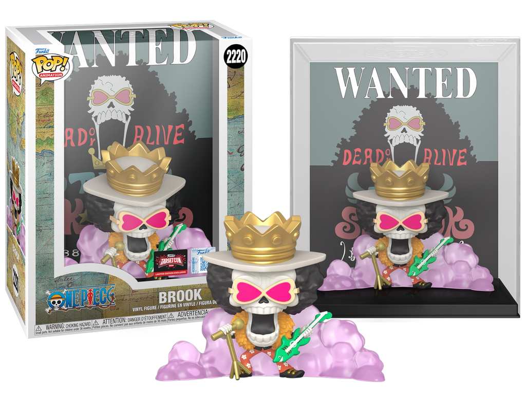 Funko Pop! One Piece Brook Wanted Poster Exclusive #2220