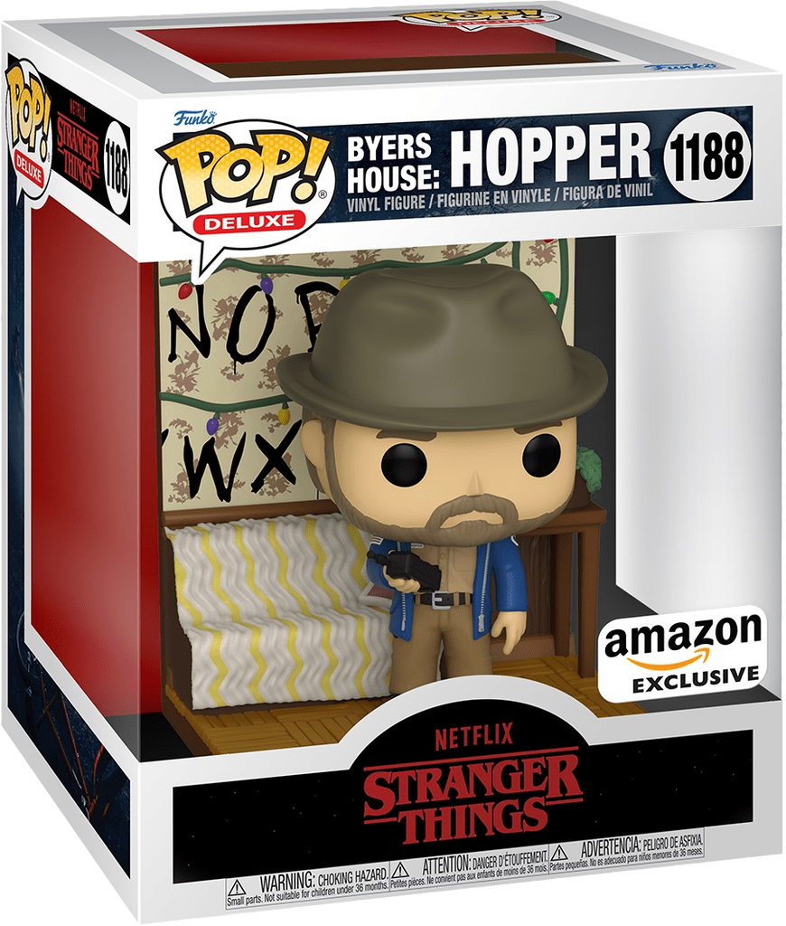 Funko Pop! Deluxe Stranger Things Byers House: Hopper Exclusive #1188