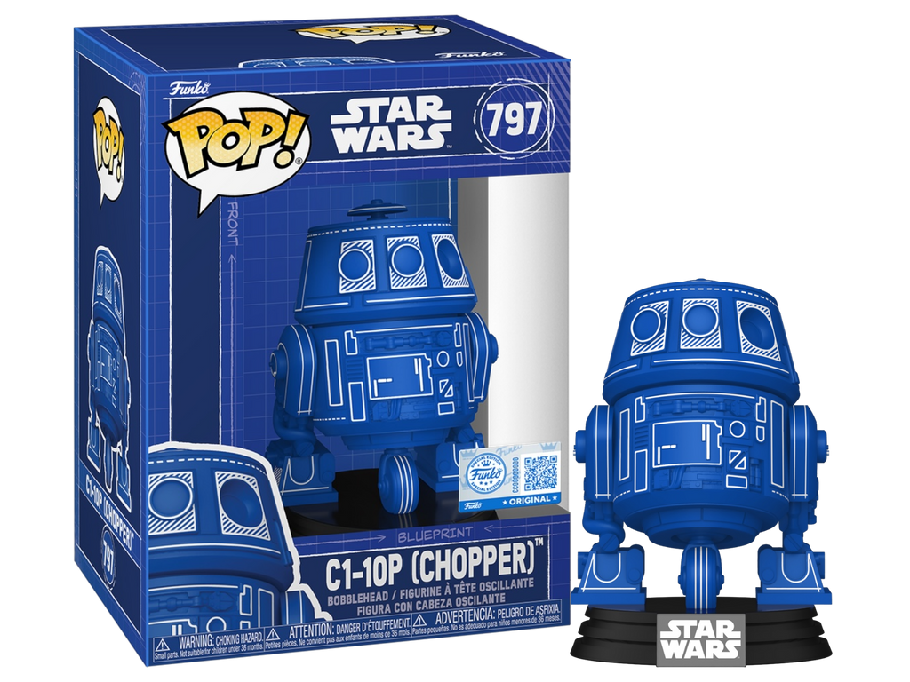 Funko Pop! Star Wars C1-10P (Chopper) Blueprint Exclusive #797