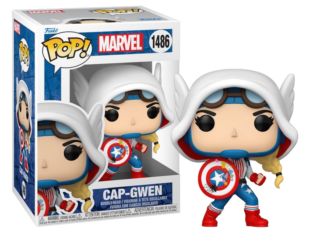 Funko Pop! Marvel Spider-Gwen Gwenverse Cap-Gwen #1486