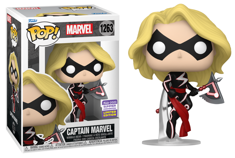 Funko Pop! Marvel Captain Marvel with Axe Summer Convention