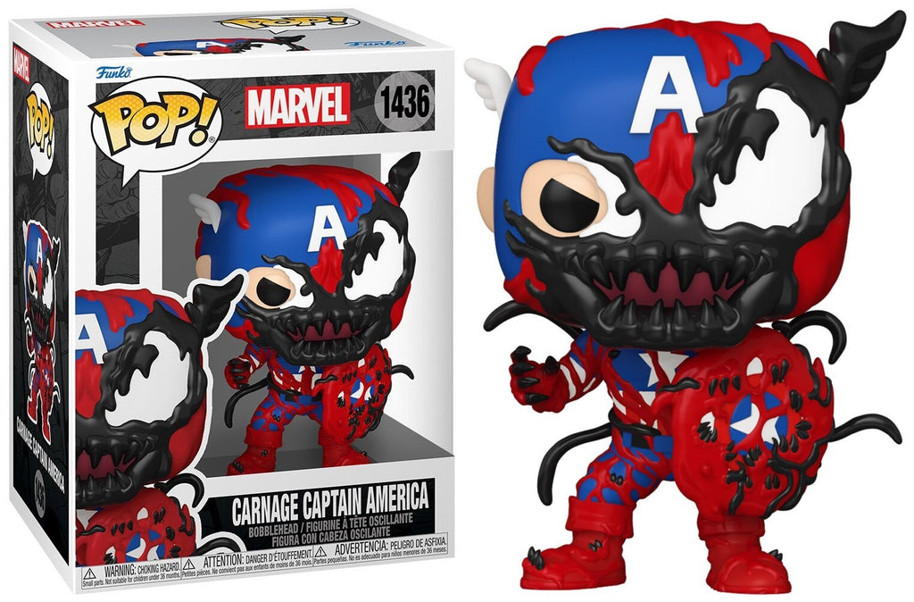 Funko Pop! Marvel Carnage Captain America #1436