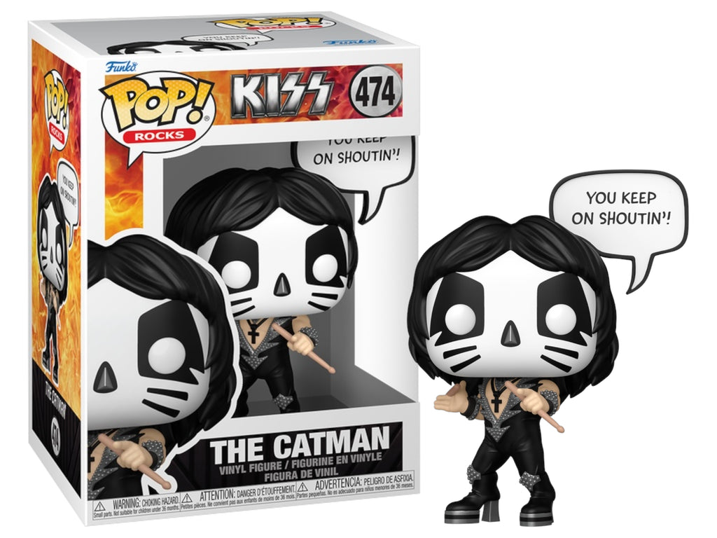 Funko Pop! Rocks Kiss The Catman with Speech Bubble #474