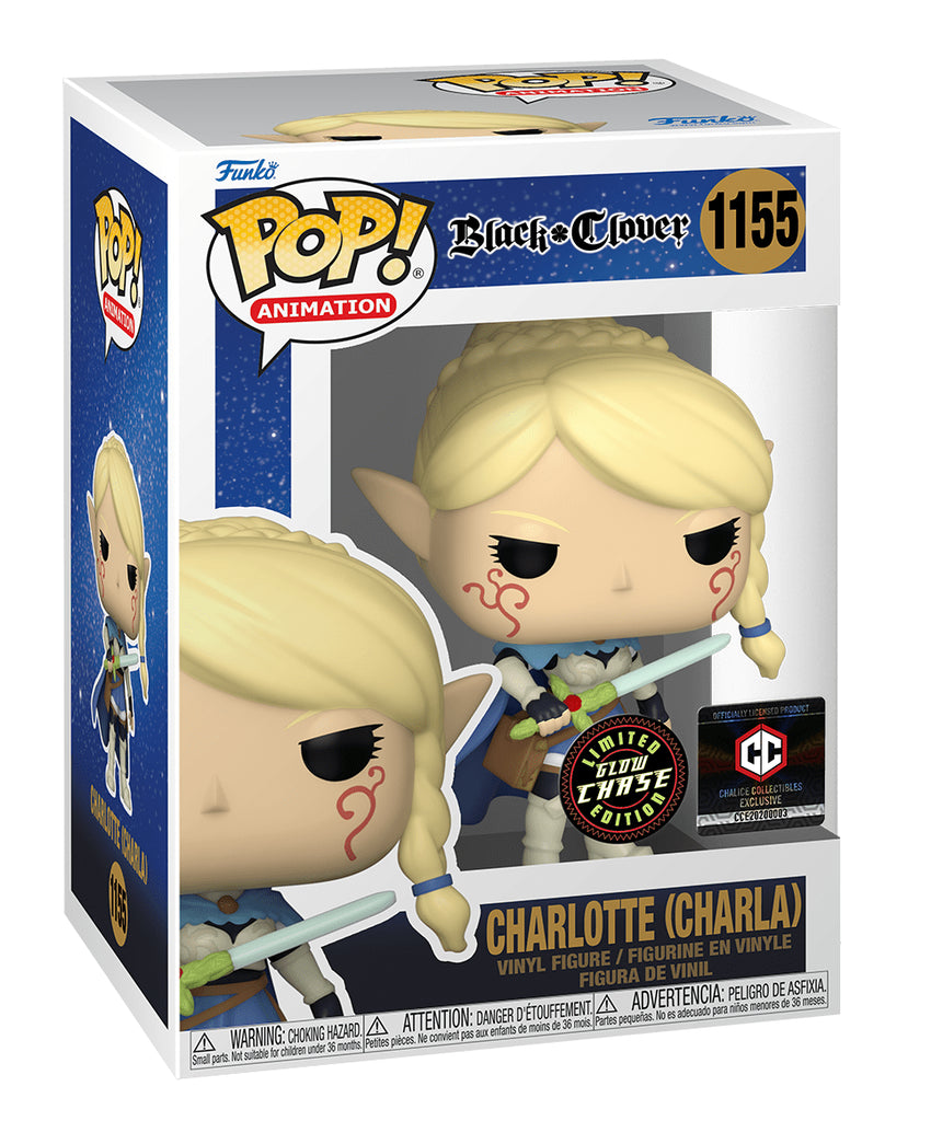 Funko Pop! Black Clover Charlotte (Charla) Glow Chase Exclusive #1155