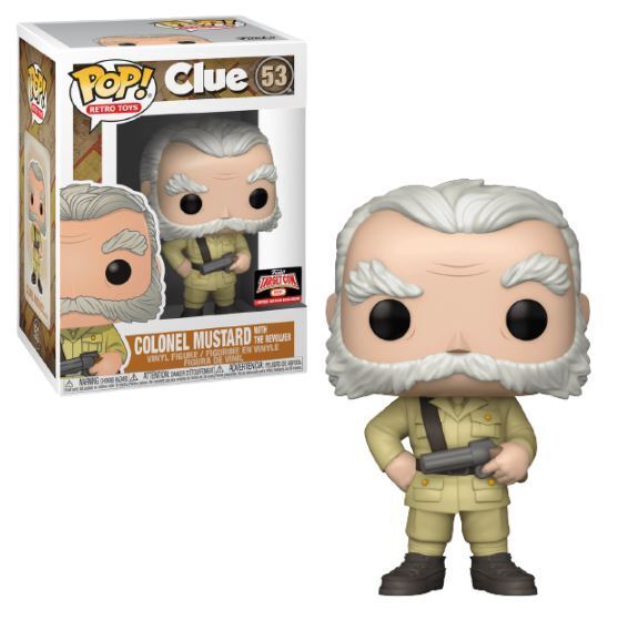 (Box Damage) Funko Pop! Clue Colonel Mustard Exclusive #53