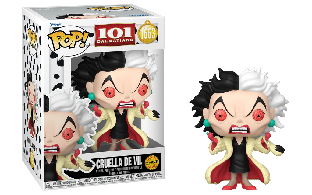 Funko Pop! 101 Dalmatians Cruella De Vil Chase #1663