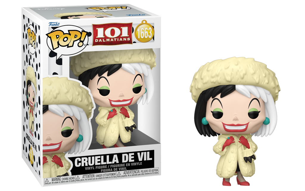 Funko Pop! 101 Dalmatians Cruella De Vil #1663