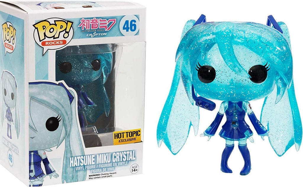 Funko Pop! Rocks Hatsune Miku Crypton Hatsune Miku Crystal (Glitter) Exclusive #46