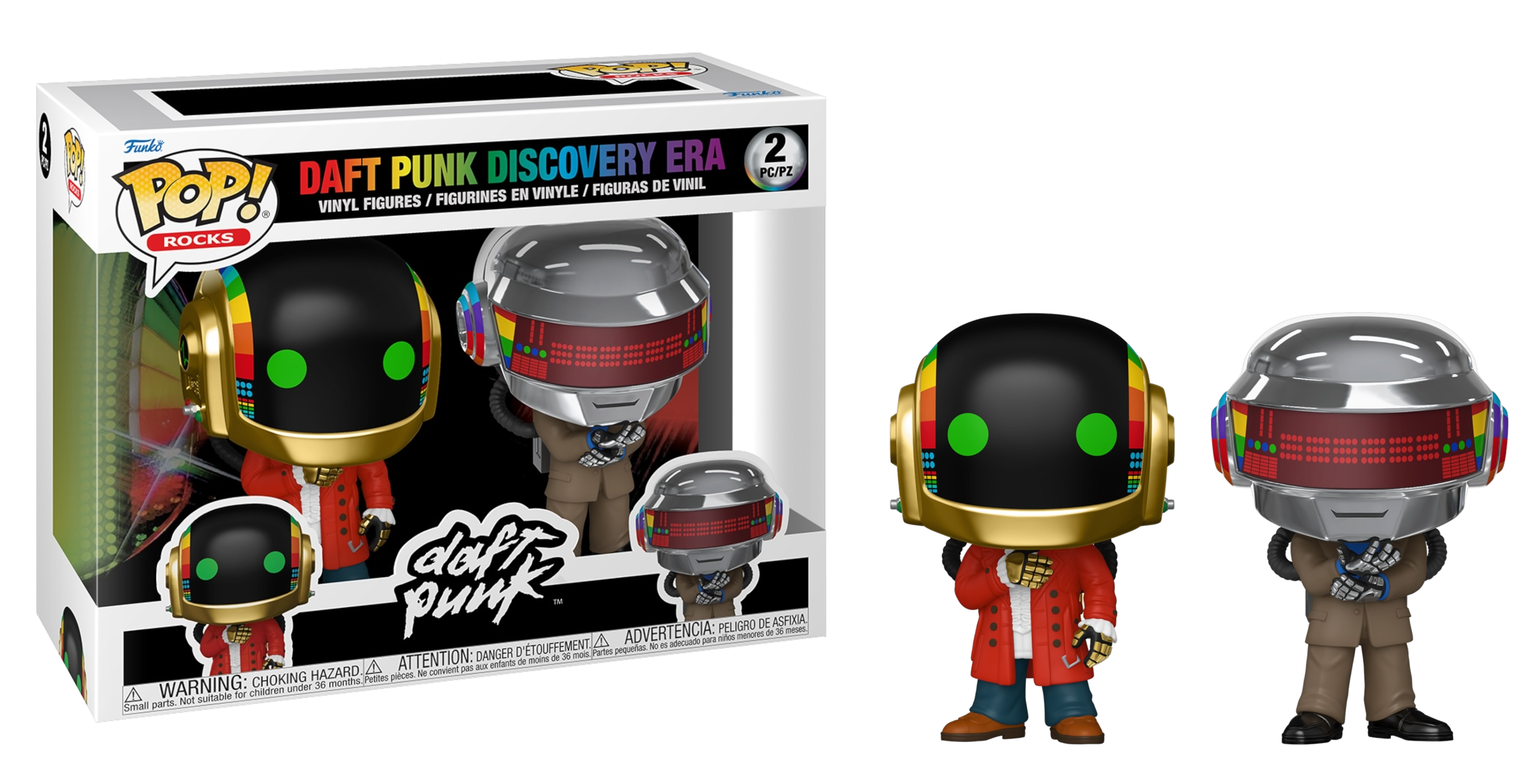 Funko Pop! Rocks Daft Punk Discovery Era 2 Pack | Undiscovered Realm