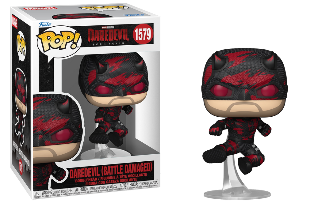 Funko Pop! Daredevil Born Again Daredevil (Battle Damaged) #1579
